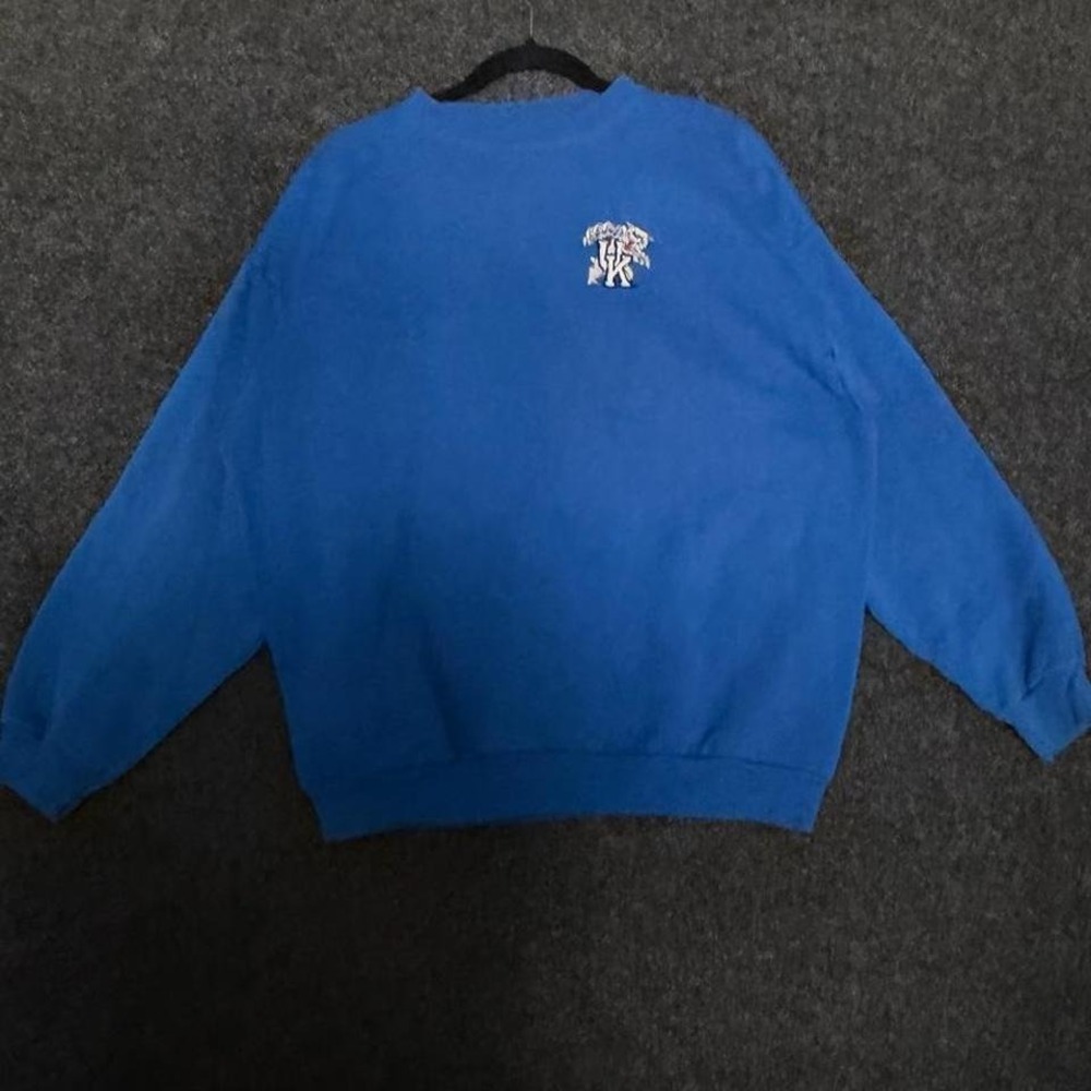 Vintage Kentucky Wildcats Crewneck Sweatshirt Men's XL Blue USA Made 90s